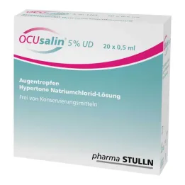Ocusalin 5% UD acu pilieni, 20X0,5 ml