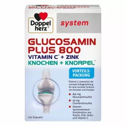 DOPPELHERZ Glucosamine Plus 800 sistēmas kapsulas, 120 gab