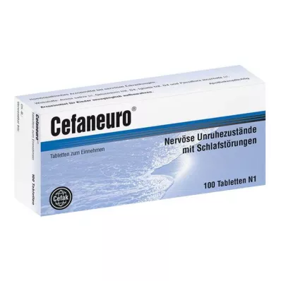 CEFANEURO Tabletes, 100 gab CEFANEURO Tabletes, 100 gab