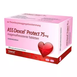 ASS Dexcel Protect 75 mg zarnās šķīstošās tabletes, 100 gab