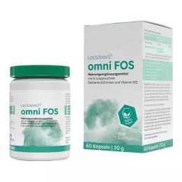 LACTOBACT omni FOS zarnās šķīstošās kapsulas, 60 gab