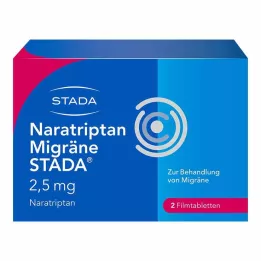 NARATRIPTAN Migrēna STADA 2,5 mg apvalkotās tabletes, 2 gab