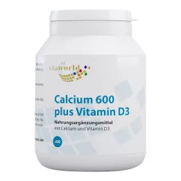 CALCIUM 600 plus D3 tabletes, 60 gab