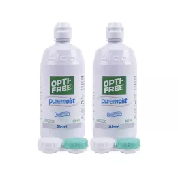 OPTI-FREE PureMoist daudzfunkcionāls dezinfekcijas šķīdums, 2x300 ml