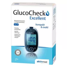 GLUCOCHECK Lielisks asins glikozes mērītāja komplekts mg/dl, 1 gab