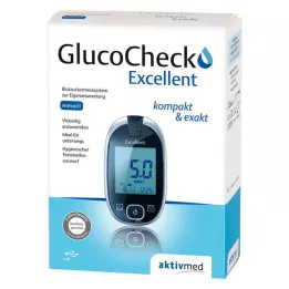 GLUCOCHECK Izcils asins glikozes mērītāja komplekts mmol/l, 1 gab