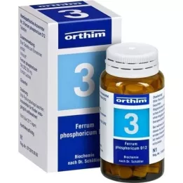 BIOCHEMIE Orthim 3 Ferrum phosphoricum D 12 tabletes, 100 gab