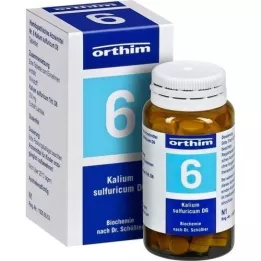 BIOCHEMIE Orthim 6 Kalium sulfuricum D 6 tabletes, 100 gab