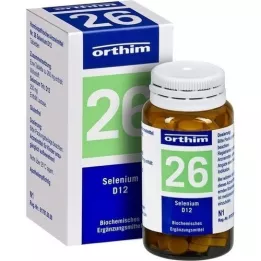 BIOCHEMIE Orthim 26 Selenium D 12 tabletes, 100 gab