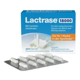 LACTRASE 18 000 FCC kapsulas, 40 gab
