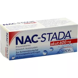 NAC STADA akūtas 600 mg putojošās tabletes, 10 gab