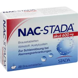 NAC STADA akūtas 600 mg putojošās tabletes, 20 gab