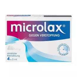 MICROLAX Taisnās zarnas šķīduma klizmas, 4X5 ml