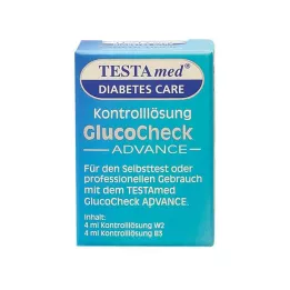 TESTAMED GlucoCheck Advance kontroles šķīdums, 4 ml