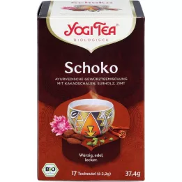 YOGI TEA Šokolādes organiskie filtru maisiņi, 17x2,0 g
