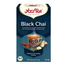 YOGI TEA Black Chai organiskie filtru maisiņi, 17x2,2 g