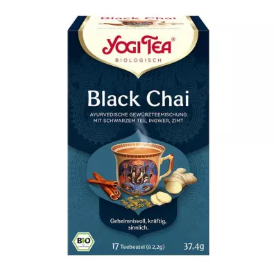 YOGI TEA Black Chai organiskie filtru maisiņi, 17x2,2 g