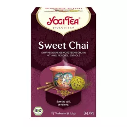 YOGI TEA Sweet Chai organiskie filtru maisiņi, 17x2,0 g