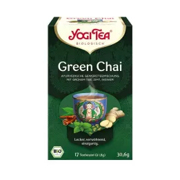 YOGI TEA Green Chai organiskie filtru maisiņi, 17x1,8 g