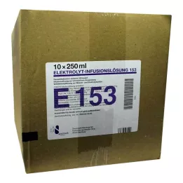 ELEKTROLYT Inf.-Lsg. 153 PE-pudele, 10X250 ml