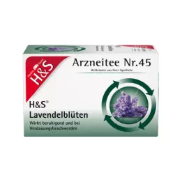 H&amp;S Lavandas ziedu filtra maisiņi, 20X1,0 g