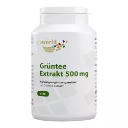 GRÜNTEE EXTRAKT 500 mg kapsulas, 120 gab