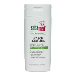 SEBAMED Mazgāšanas emulsija sausai ādai bez smaržvielām, 200 ml