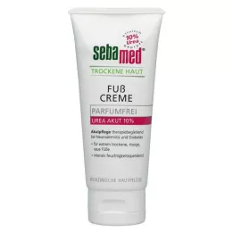SEBAMED Pēdu krēms sausai ādai bez smaržām, urīnviela 10%, 100 ml