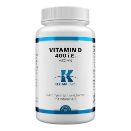 D vitamīns 400 SV kapsulas, 60 gab
