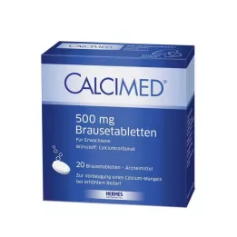 CALCIMED 500 mg putojošās tabletes, 20 gab