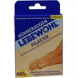 LEBEWOHL Kukurūzas plāksteri, 8 gab