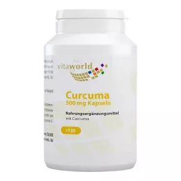 CURCUMA 500 mg kapsulas, 120 gab