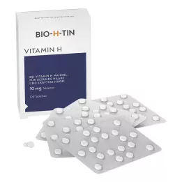 BIO-H-TIN Vitamīns H 10 mg tabletes, 100 gab