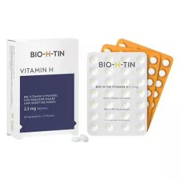BIO-H-TIN Vitamīns H 2,5 mg 12 nedēļas tabletes, 84 gab