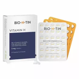 BIO-H-TIN Vitamīns H 5 mg 6 mēnešiem tabletes, 90 gab
