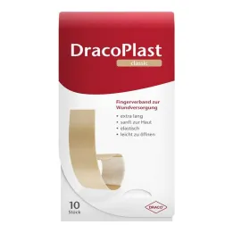 Dracoplast Fingerstrips 2x12cm elastīgs, 10 gab