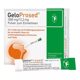 GELOPROSED Pulveris iekšķīgai lietošanai, 10 gab
