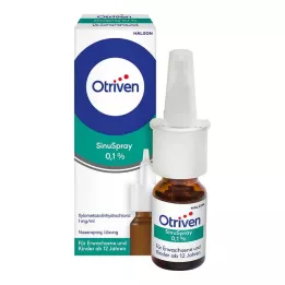 OTRIVEN SinuSpray 0,1% deguna aerosols, 10 ml
