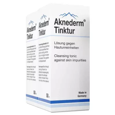 AKNEDERM Tinktūra, 2X50 ml