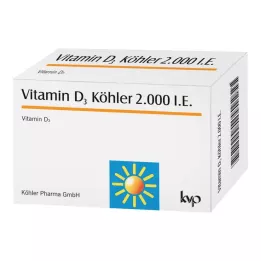 VITAMIN D3 KÖHLER 2000 SV kapsulas, 120 gab