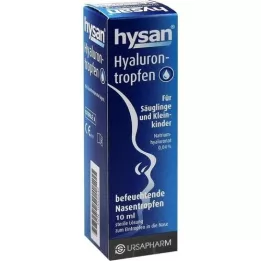 HYSAN Hialuronskābes pilieni, 10 ml