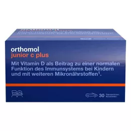 ORTHOMOL Junior C plus košļājamās tabletes mandarīns/apelsīns, 30 gab