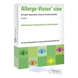 ALLERGO-VISION sinuss 0,25 mg/ml AT vienas devas traukā, 10X0,4 ml