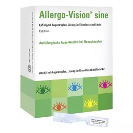 ALLERGO-VISION sine 0,25 mg/ml AT vienas devas traukā, 20X0,4 ml