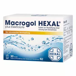 MACROGOL HEXAL plus elektrolīti Plv.z.H.e.L.z.E., 30 gab