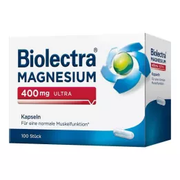 BIOLECTRA Magnija 400 mg ultra kapsulas, 100 gab