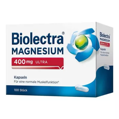 BIOLECTRA Magnija 400 mg ultra kapsulas, 100 gab