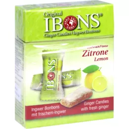 IBONS Citronu ingvera košļājamās košļenes oriģinālā kastīte, 60 g