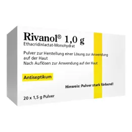 Rivanols 1,0 g pulveris, 20 gab