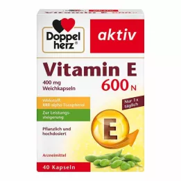 DOPPELHERZ Vitamīns E 600 N mīkstās kapsulas, 40 gab